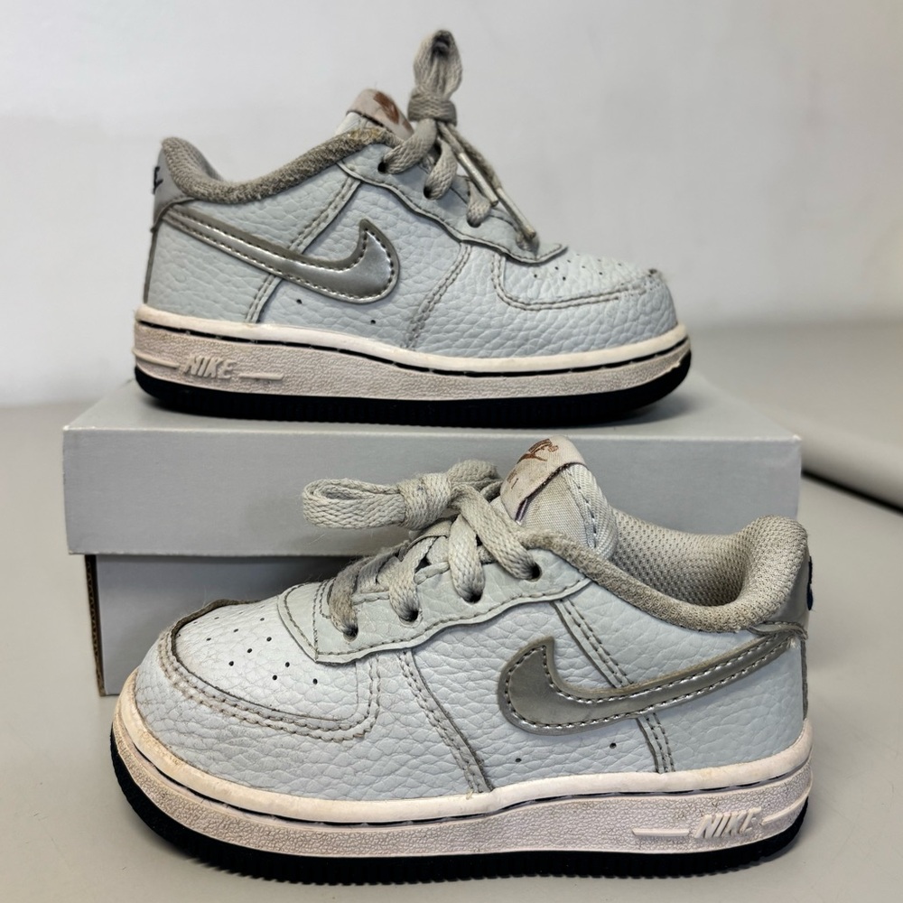 Nike Air Force 1 Low TD 'Grey/Navy Blue' - Size 7C